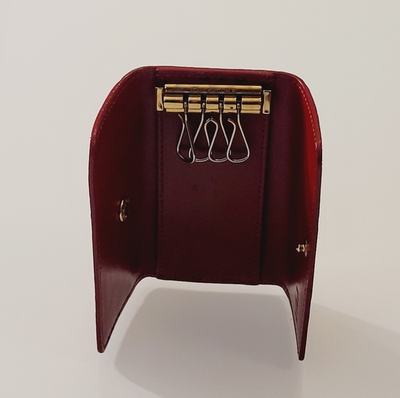 Vernis LOUIS VUITTON Monogram Key Holder - Picture 9 of 12